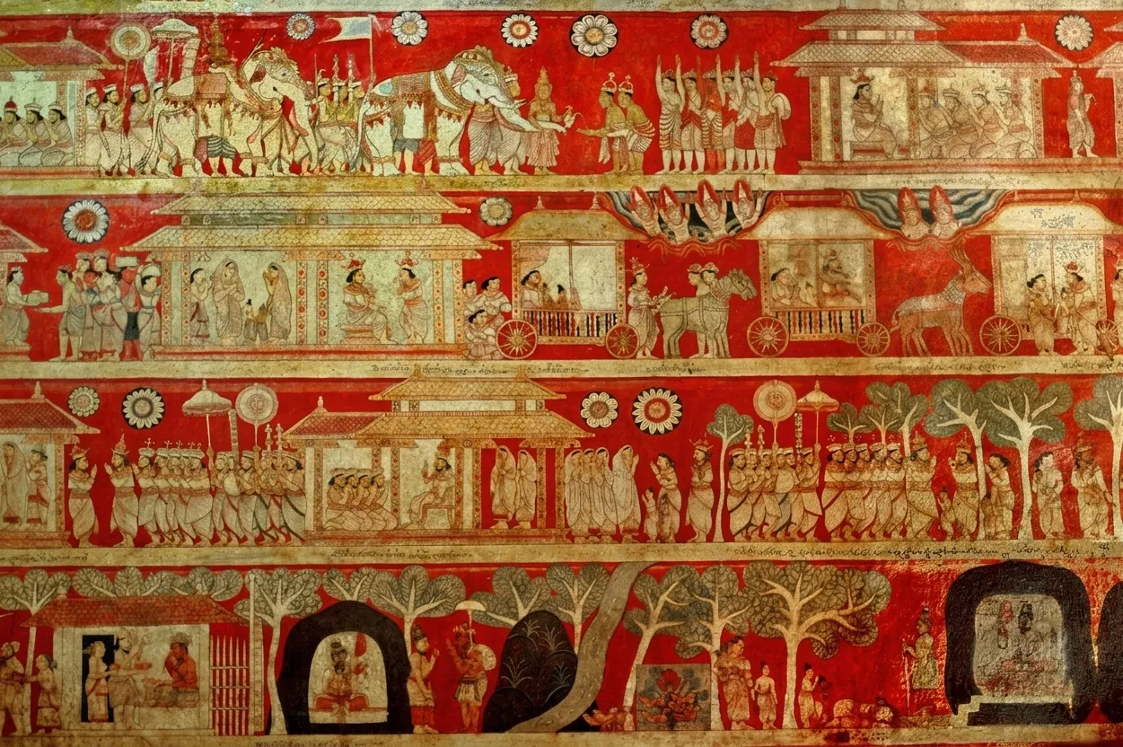 Temple Fresco Painting